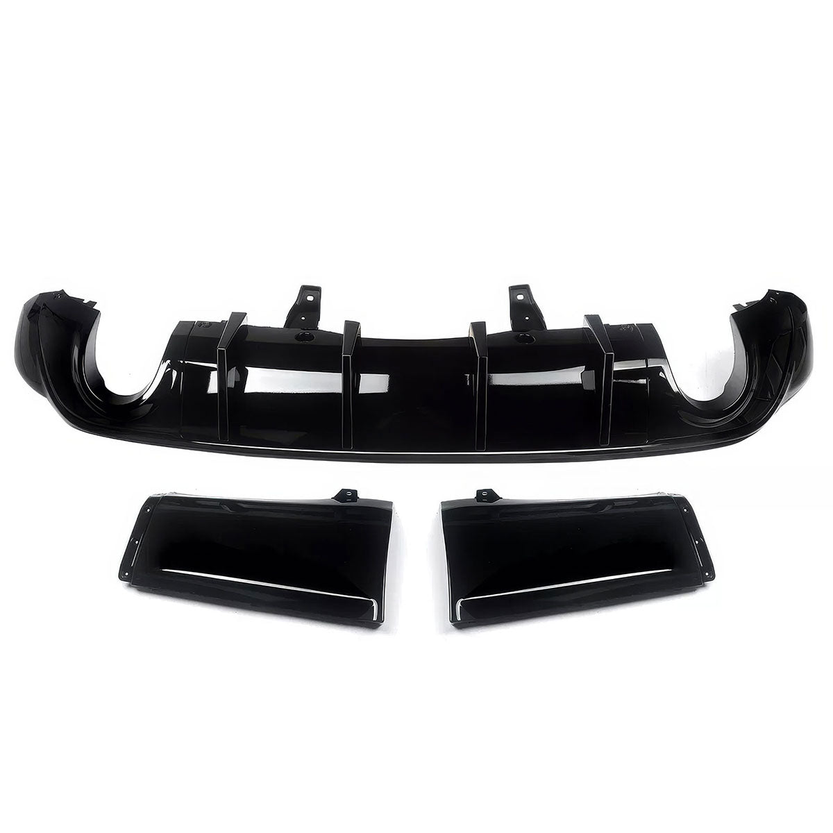 2011-2024 Dodge Durango Rear Bumper Lip Diffuser V1 Gloss Black Apron