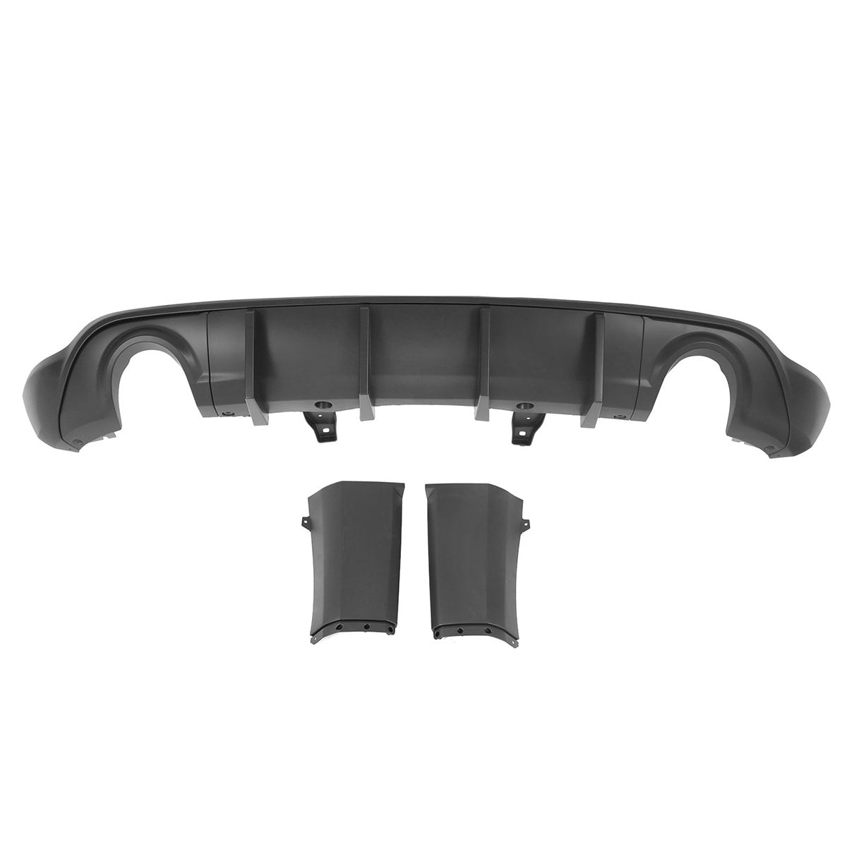2011-2024 Dodge Durango Rear Bumper Lip Diffuser V1 Matte Black Apron