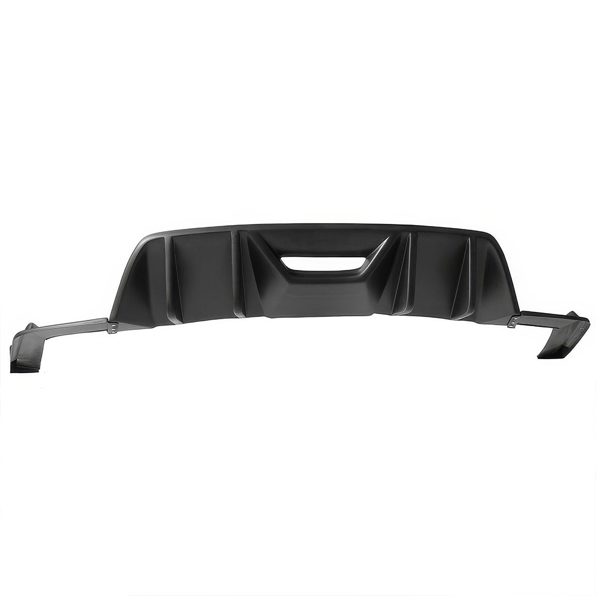 2015-2017 Ford Mustang Rear Diffuser Bumper Lip HN Style Matte Black P