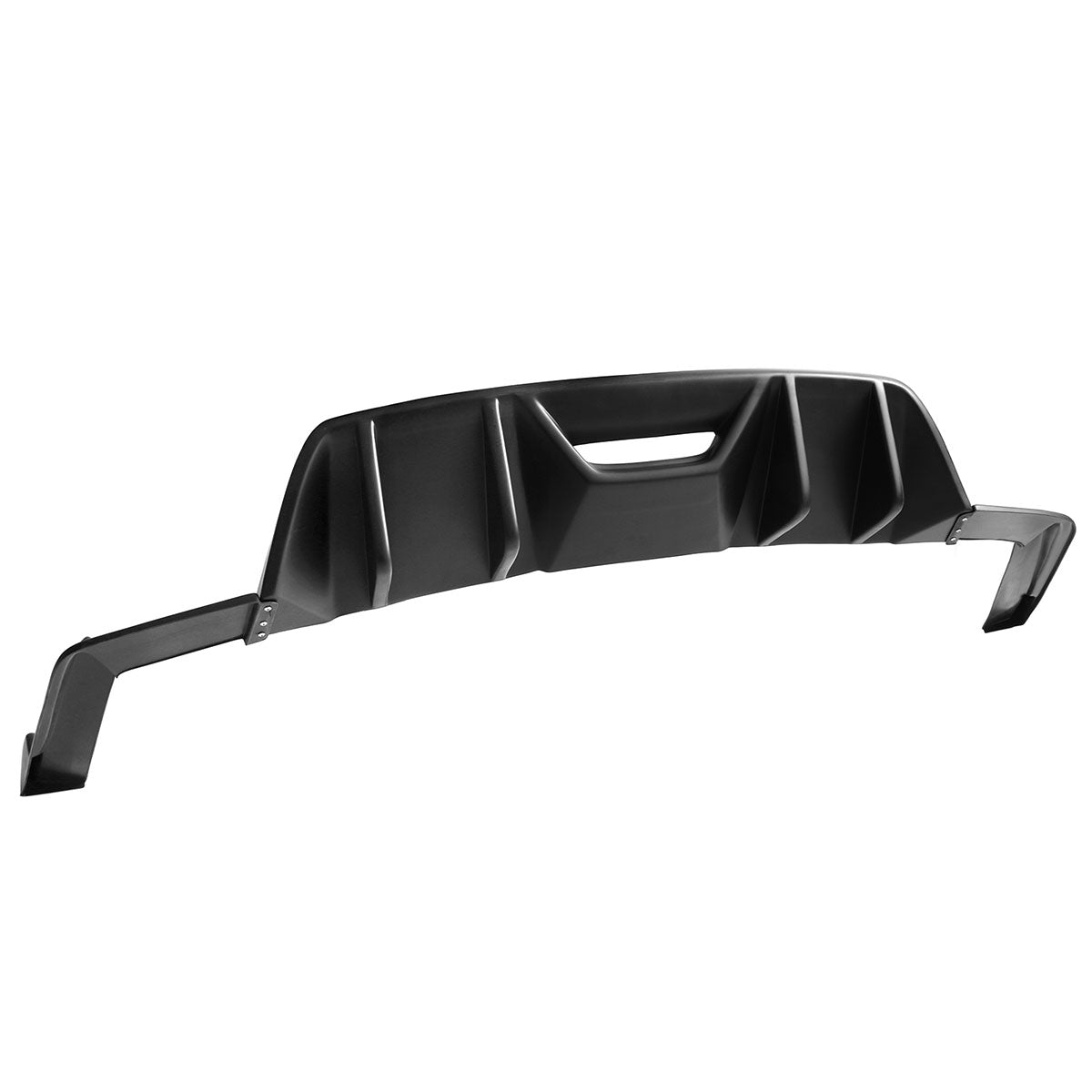 2015-2017 Ford Mustang Rear Diffuser Bumper Lip HN Style Matte Black P
