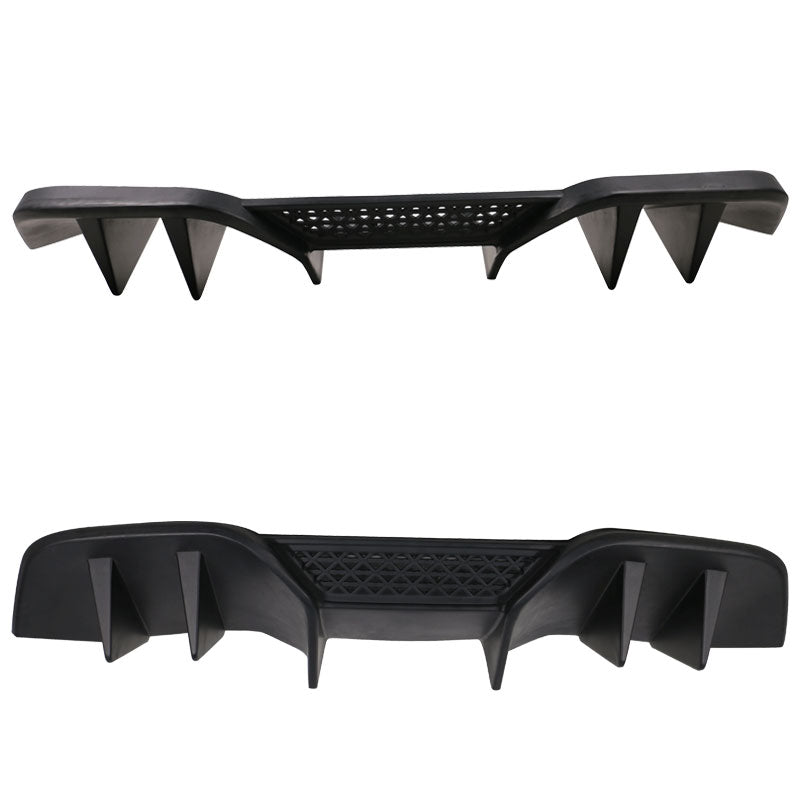 2015-2017 Ford Mustang R-Spec V2 Style Unpaint Rear Bumper Diffuser PP