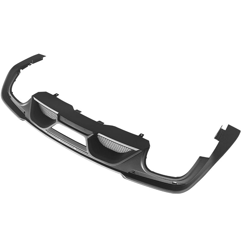 2018-2024 Ford Mustang S550 2DR Matte Black Rear Bumper Diffuser PP