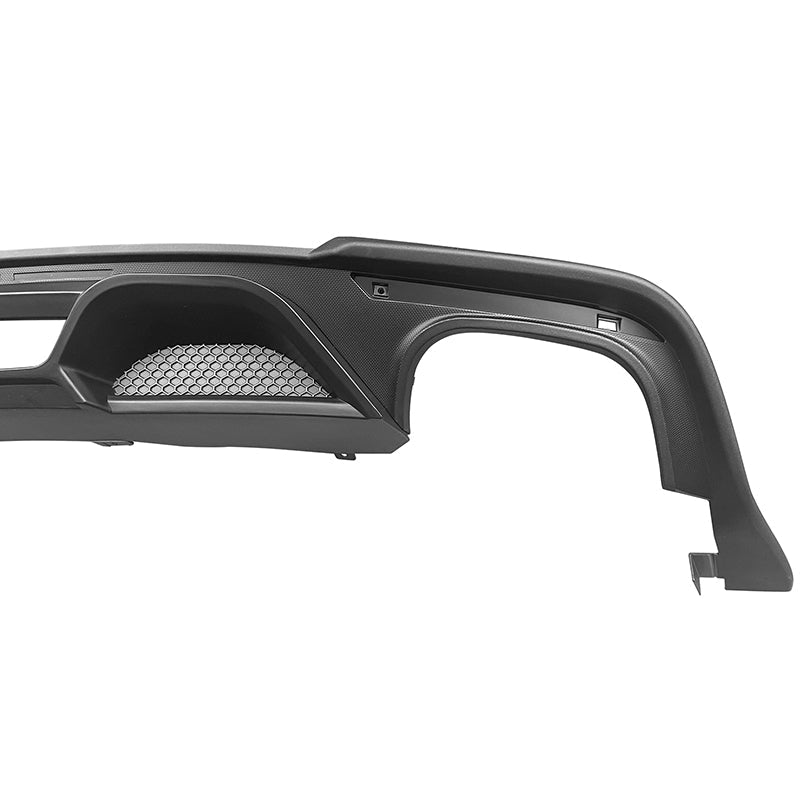 2018-2024 Ford Mustang S550 2DR Matte Black Rear Bumper Diffuser PP