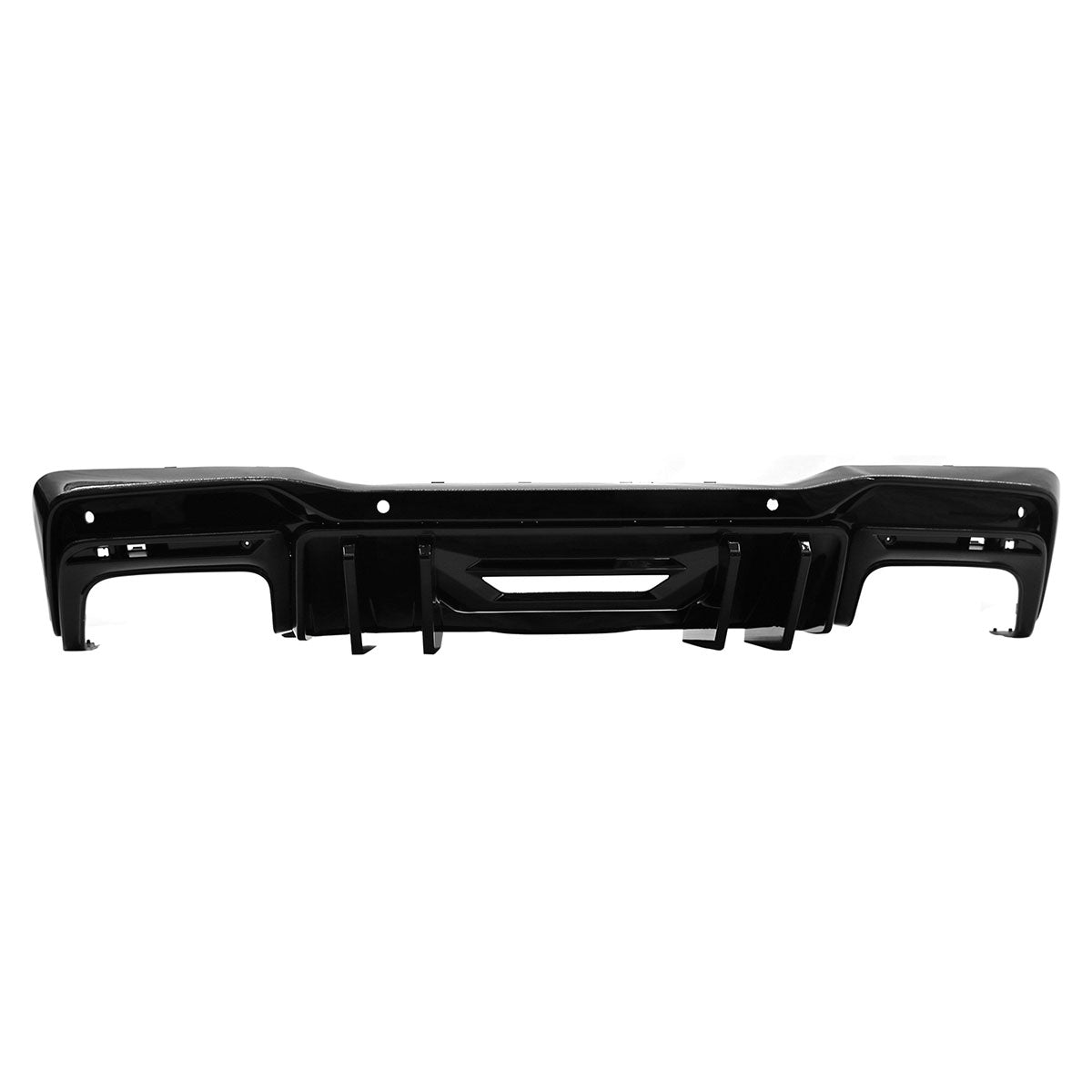 2024-2025 Ford Mustang Competition Style Gloss Black Rear Diffuser PP