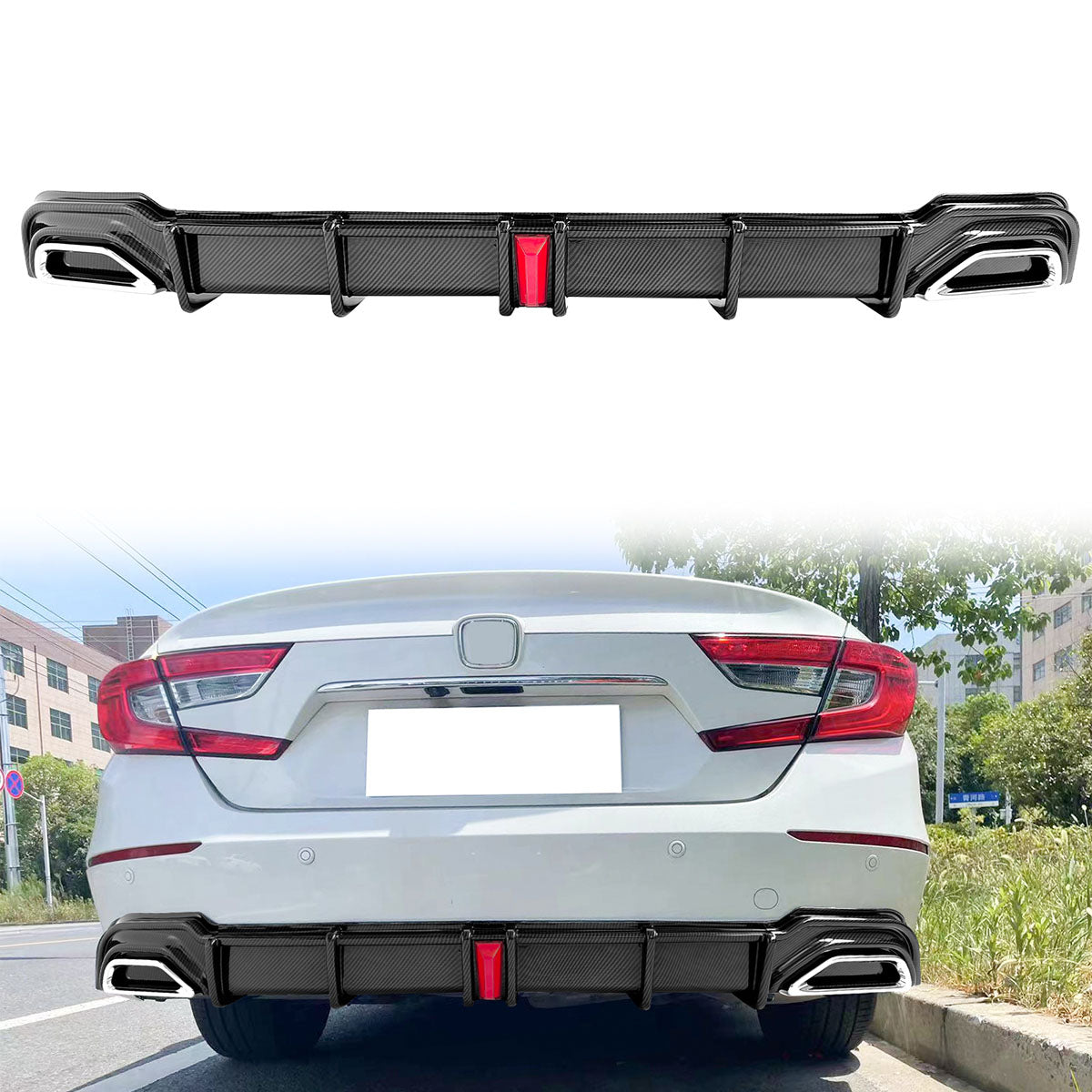 2018-2022 Honda Accord Hybrid LED Rear Lip Diffuser