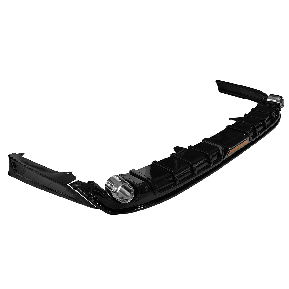 2023-2025 Honda Accord IK Style Gloss Black 3PC Rear Diffuser w/ LED