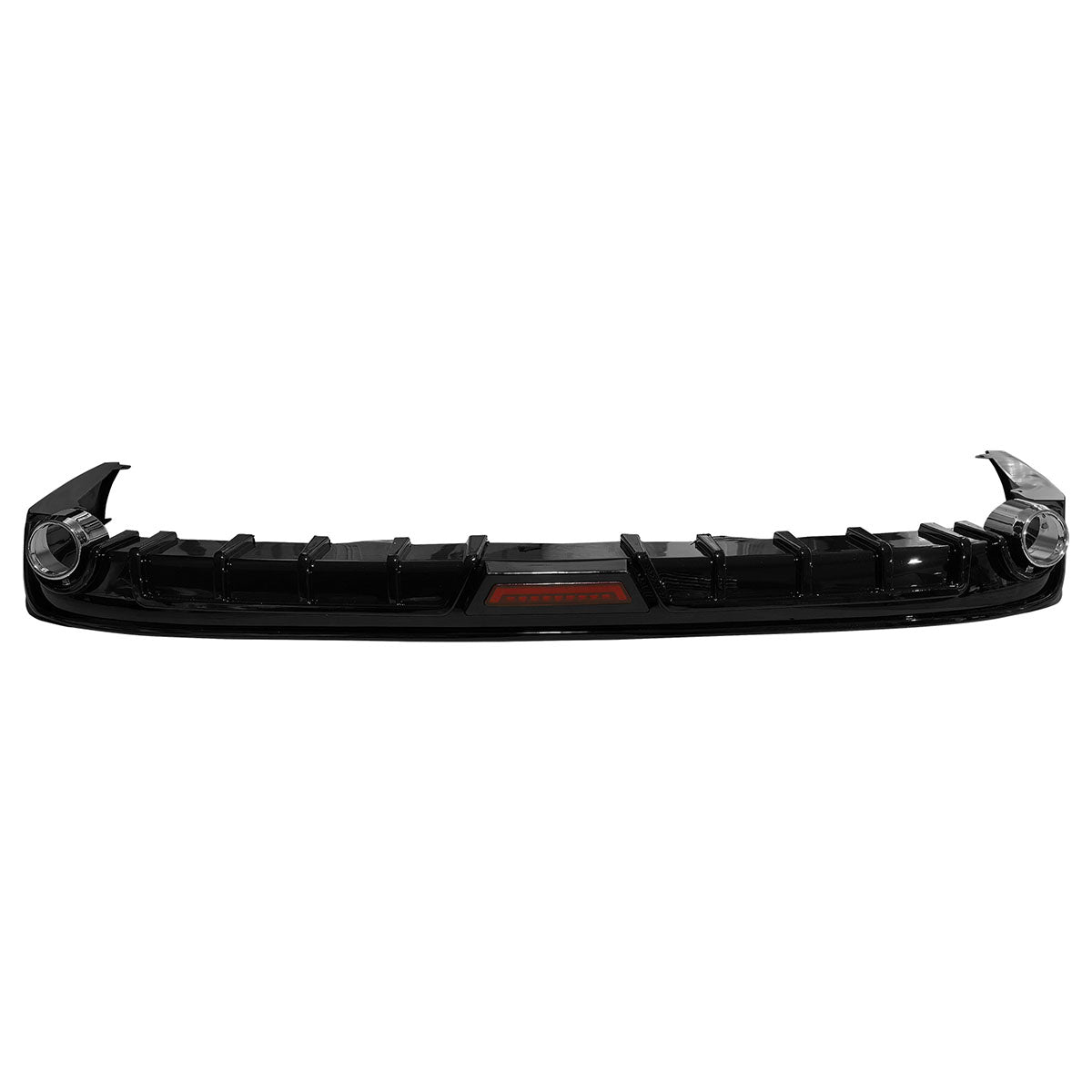 2023-2025 Honda Accord IK Style Gloss Black 3PC Rear Diffuser w/ LED