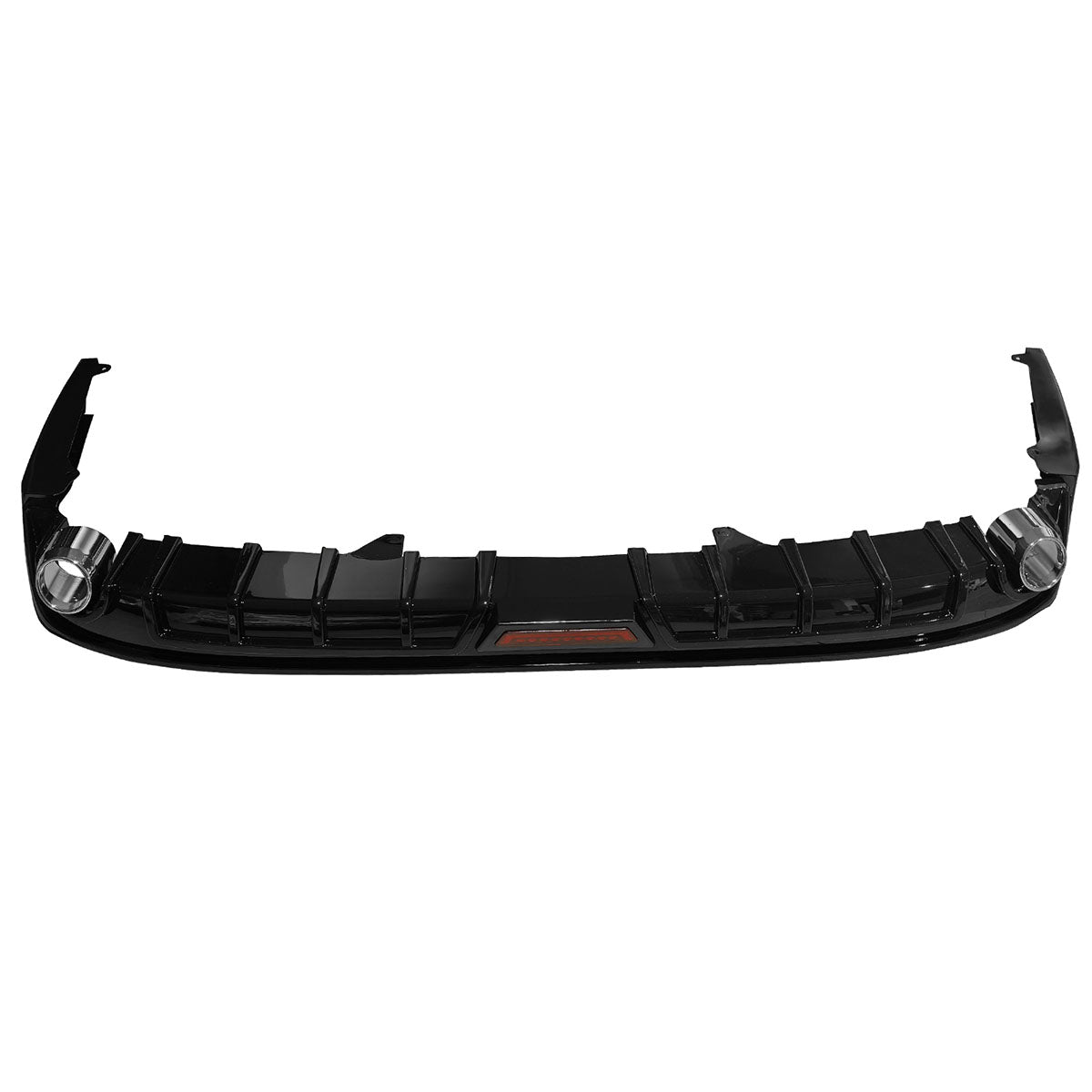 2023-2025 Honda Accord IK Style Gloss Black 3PC Rear Diffuser w/ LED