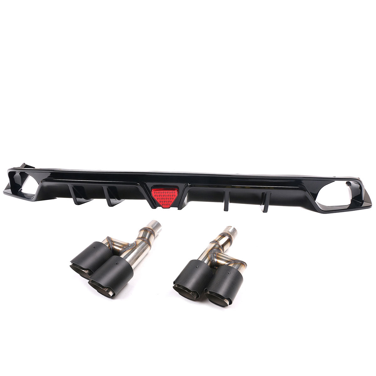 2022-2023 Honda Civic Sedan 4-Door Rear Bumper Diffuser Lip 3PC PP
