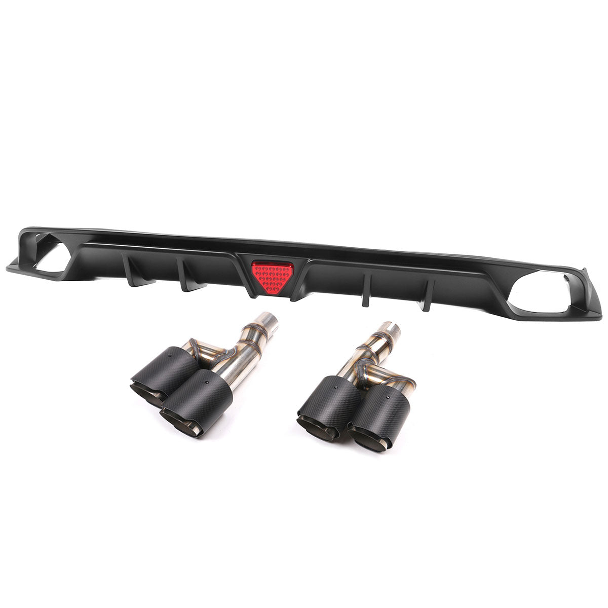 2022-2023 Honda Civic Sedan 4-Door Rear Bumper Diffuser Lip 3PC PP