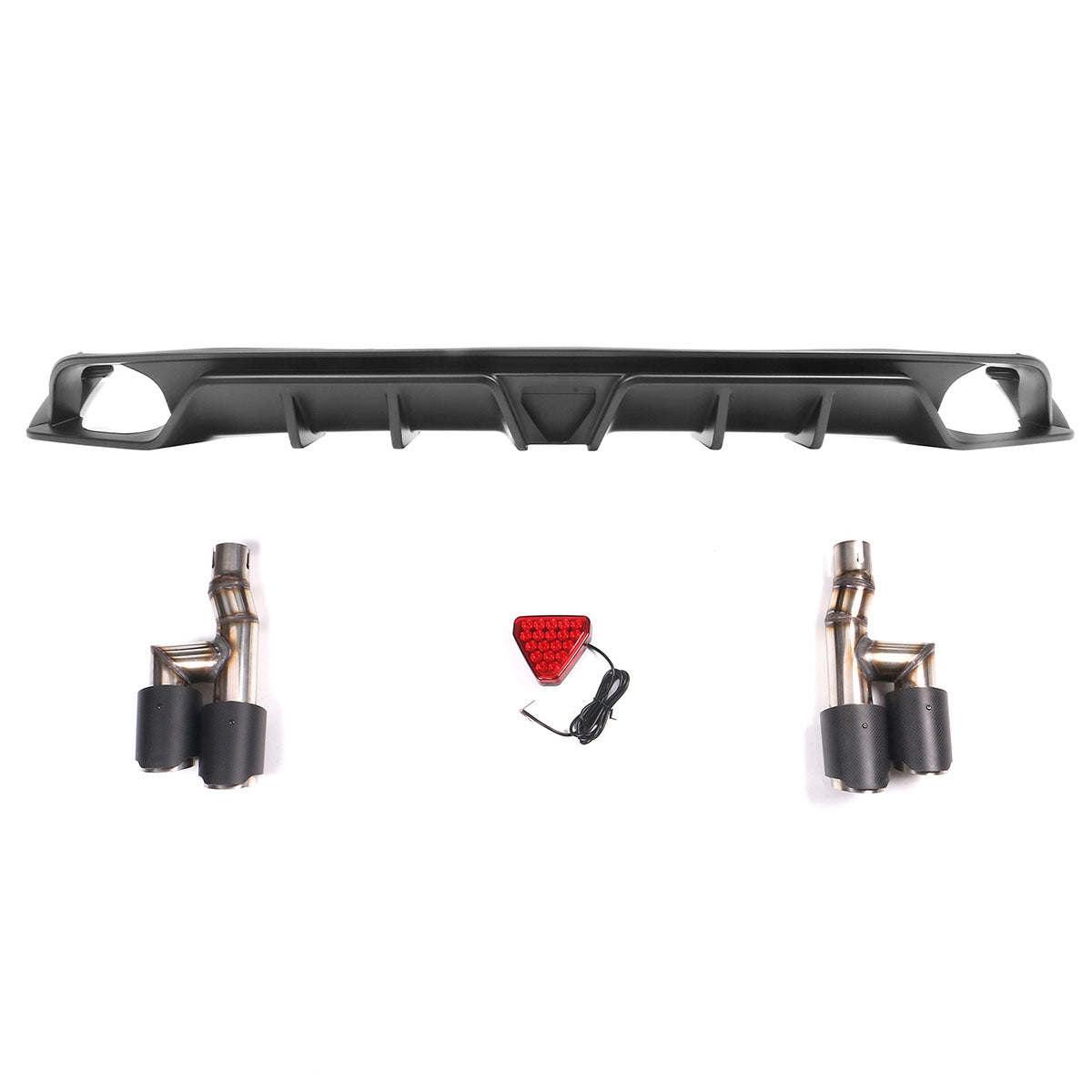 2022-2023 Honda Civic Sedan 4-Door Rear Bumper Diffuser Lip 3PC PP