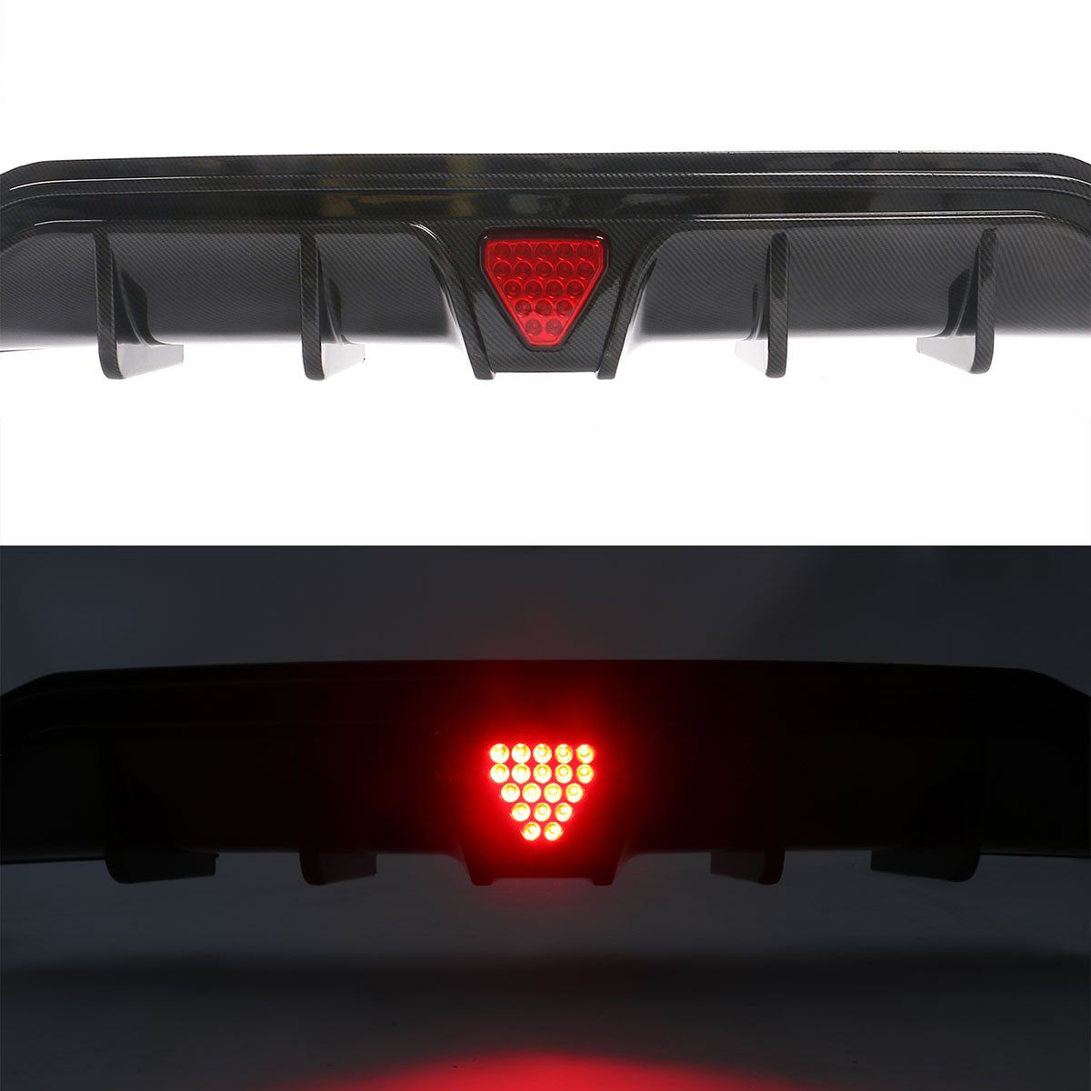 2022-2024 Honda Civic Rear Diffuser Lip W/ Corner Spats PP