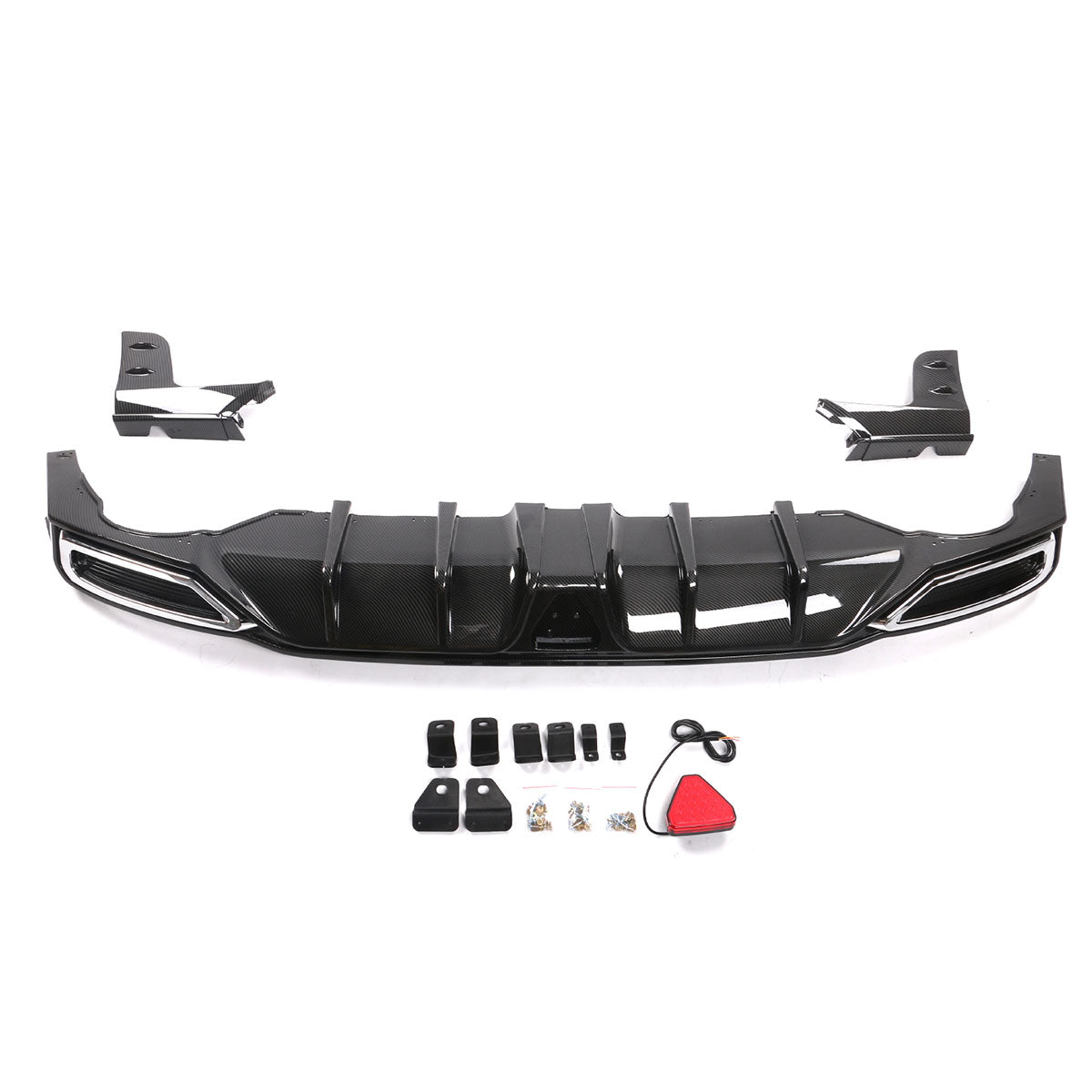 2022-2024 Honda Civic Rear Diffuser Lip W/ Corner Spats PP