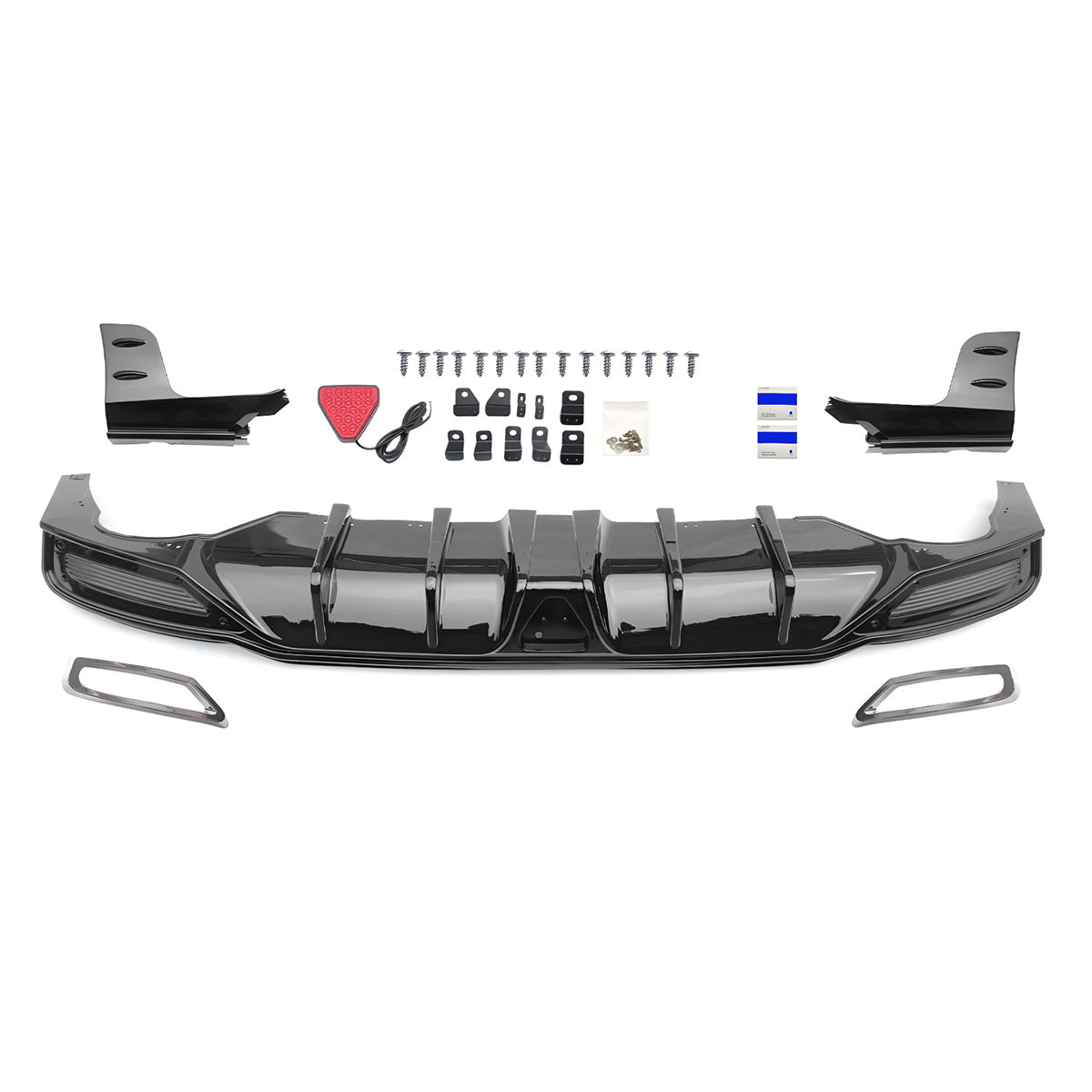 2022-2024 Honda Civic Rear Diffuser Lip W/ Corner Spats PP