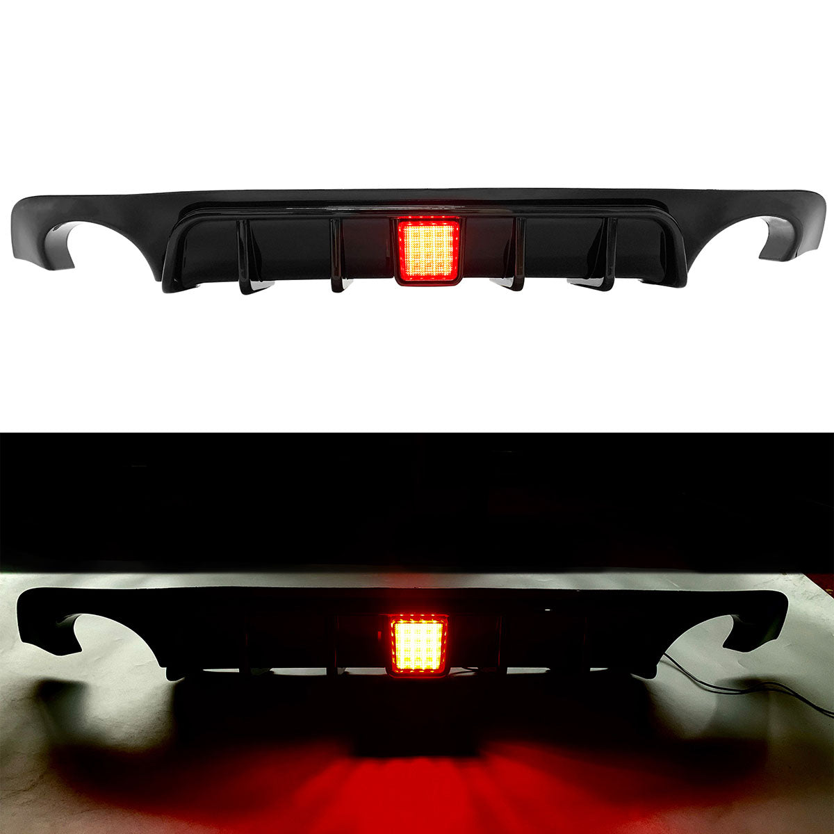2018-2024 Infiniti Q50 LED Brake Light Rear Bumper Diffuser Lip PP