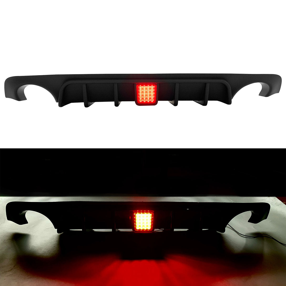 2018-2024 Infiniti Q50 LED Brake Light Rear Bumper Diffuser Lip PP