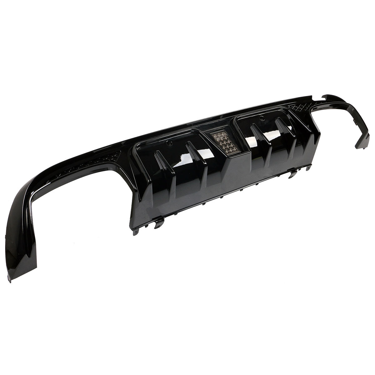 2015-2018 Benz W205 C-Class C63 AMG Gloss Black Rear Diffuser