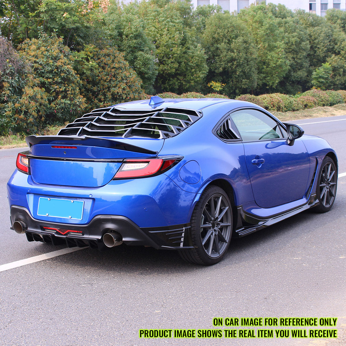 2022-2025 Subaru BRZ & Toyota GR86 JDM Style Matte Black Rear Diffuser