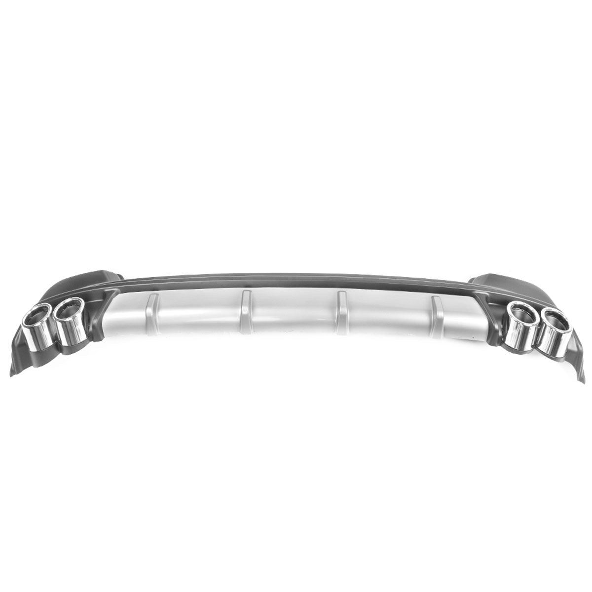2020-2022 Toyota Corolla L LE XLE Rear Diffuser Silver Lower Trim Tips
