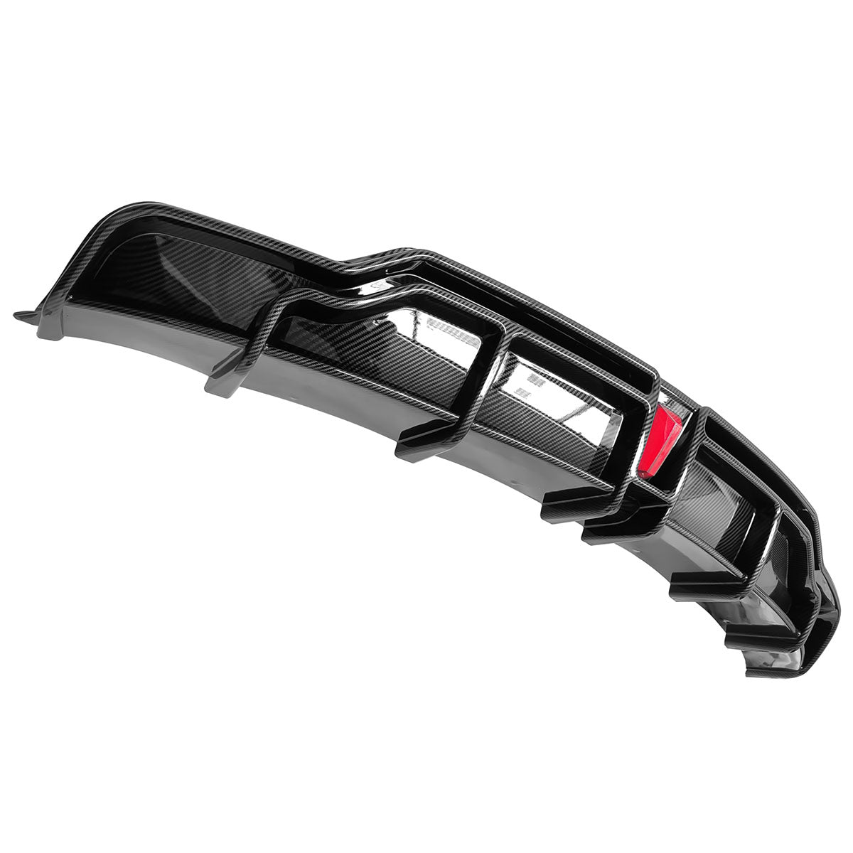 2017-2024 Tesla Model 3 IKON Style Rear Diffuser W/ LED PP