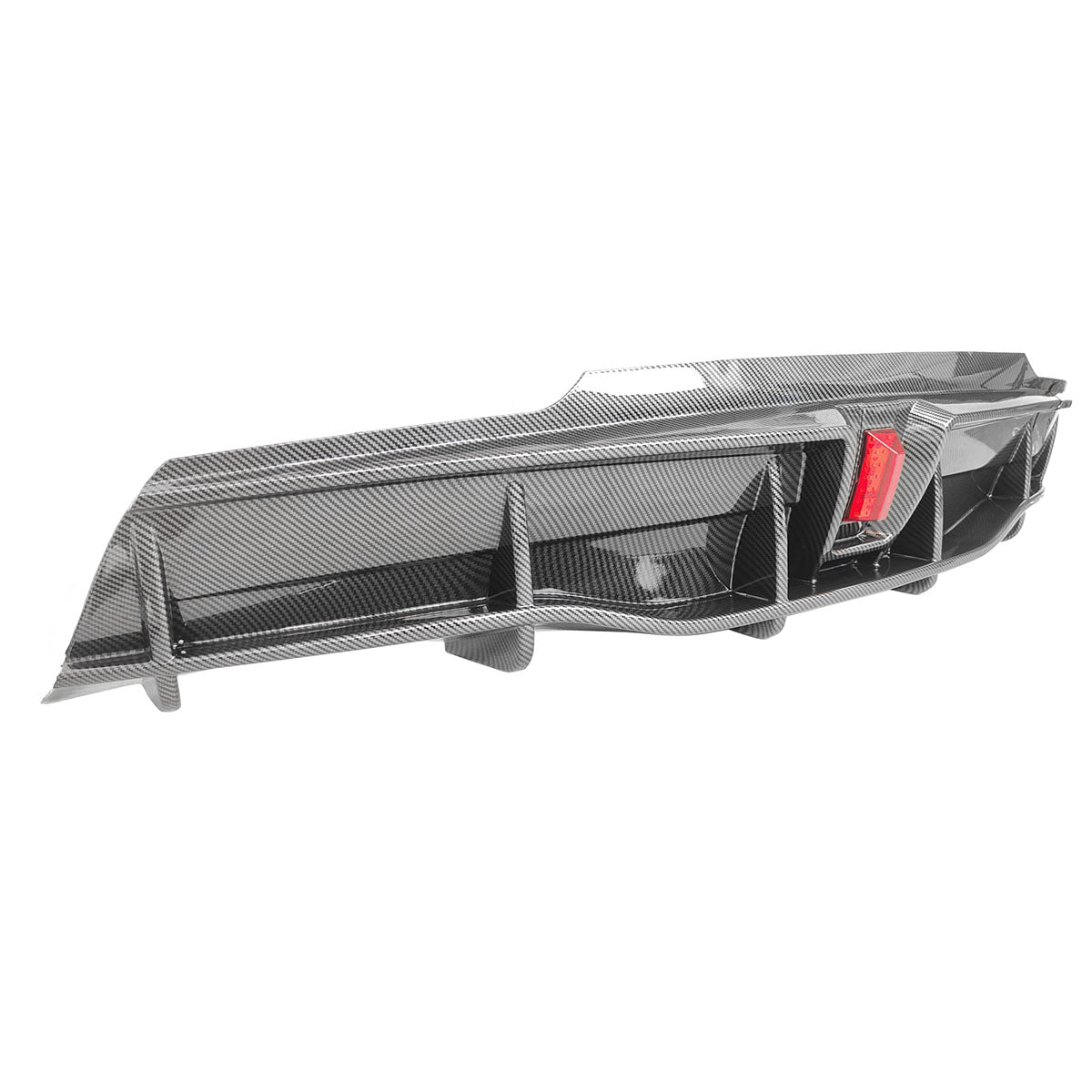 2020-2024 Tesla Model Y Rear Diffuser IKON Style W/ LED PP