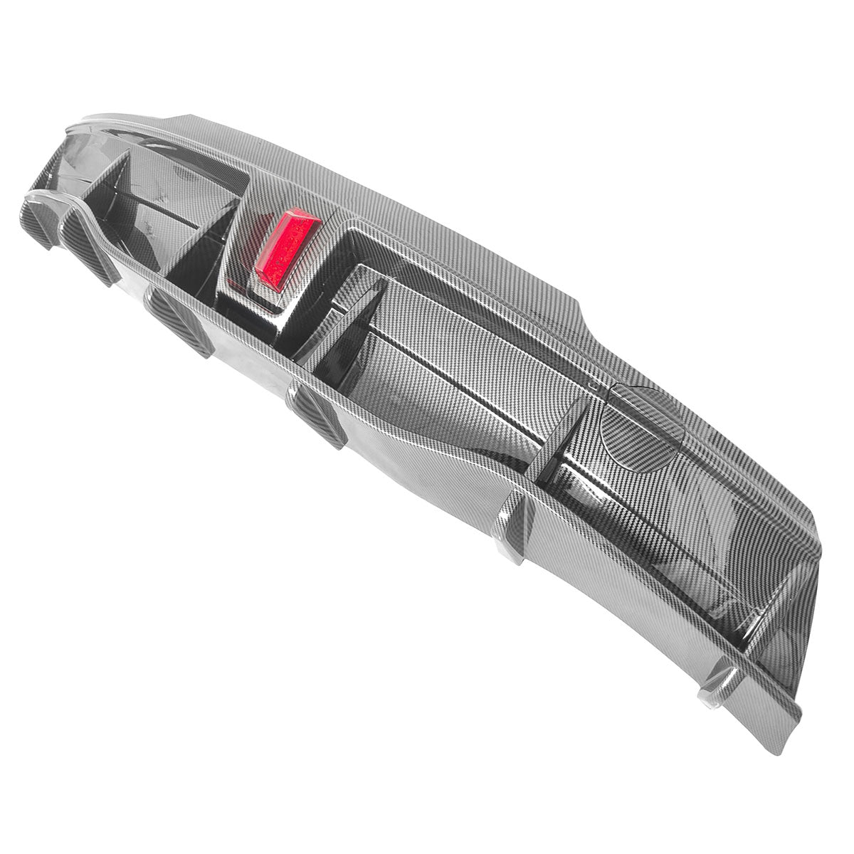 2020-2024 Tesla Model Y Rear Diffuser IKON Style W/ LED PP