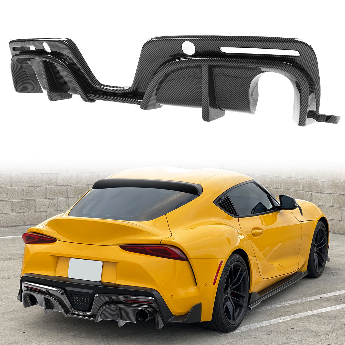 2020-2025 Toyota GR Supra A90 IKON Style Rear Diffuser PP