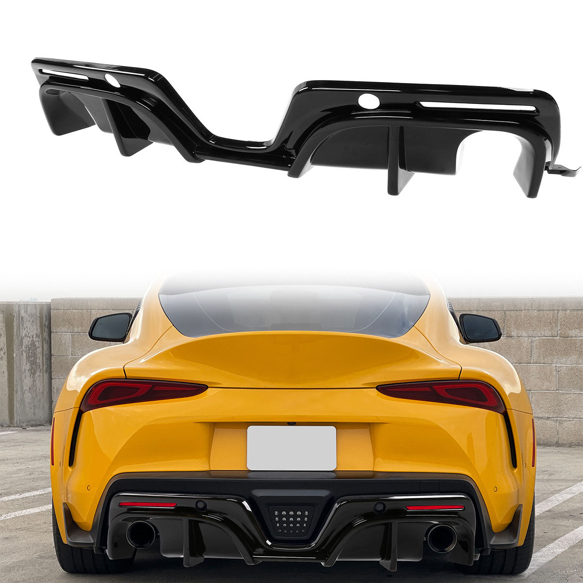 2020-2025 Toyota GR Supra A90 IKON Style Rear Diffuser PP