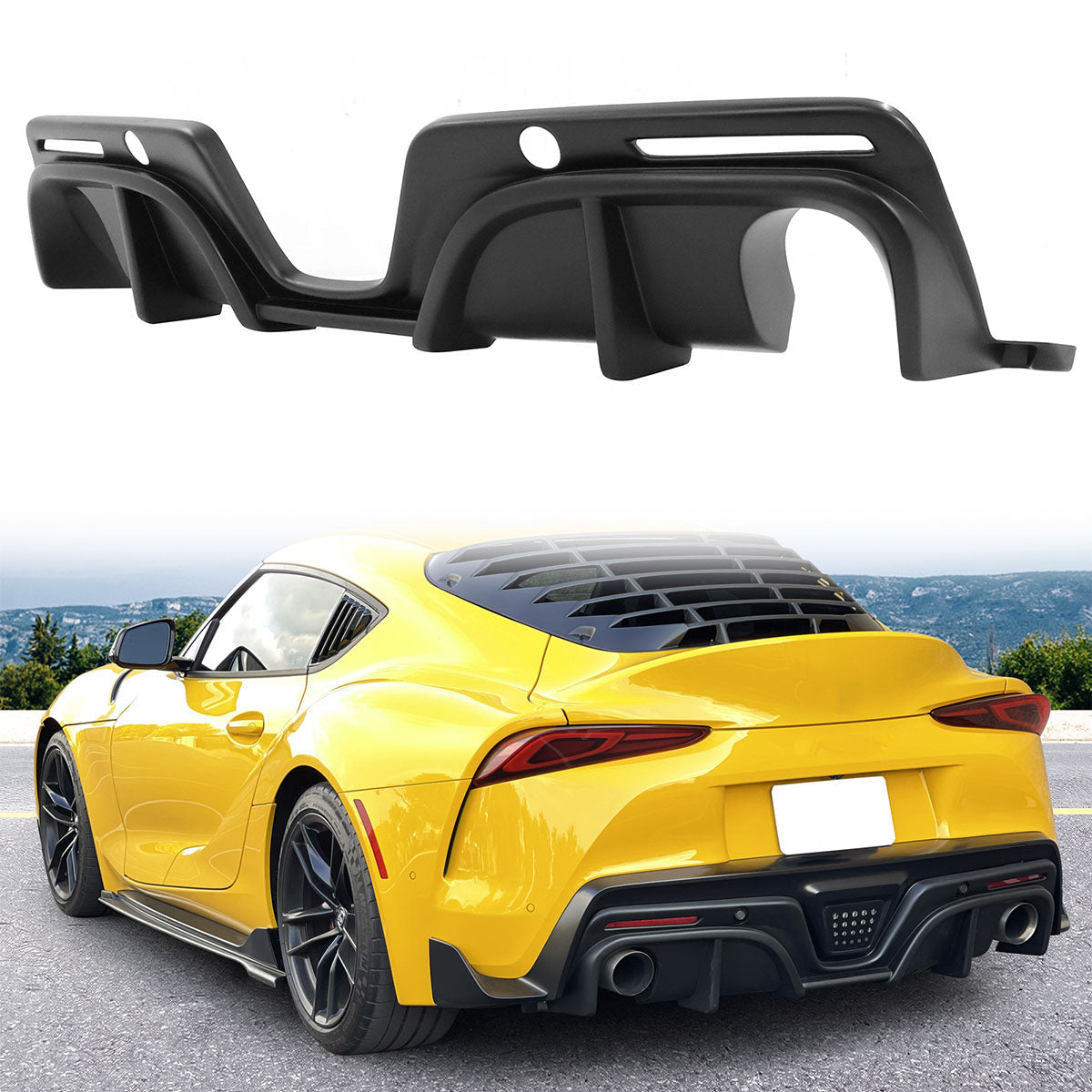2020-2025 Toyota GR Supra A90 IKON Style Rear Diffuser PP