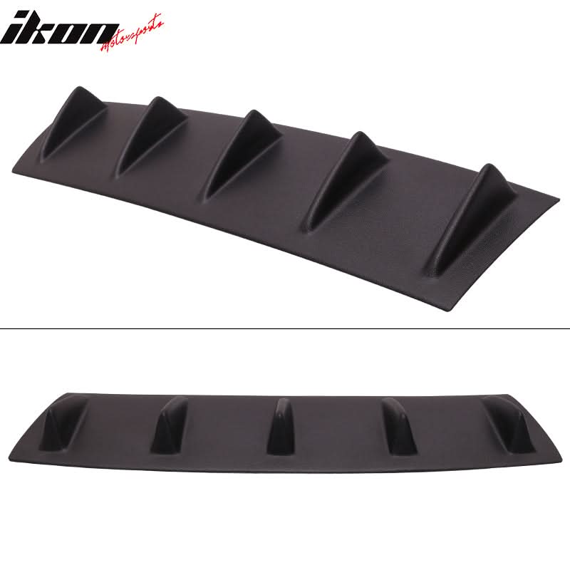 2015-2024 Dodge Charger V1 Matte Black Rear Bumper Lip Diffuser ABS