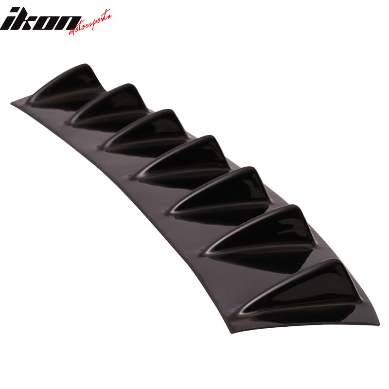 Kia Optima V1 Style 7 Fins Gloss Black Rear Bumper Diffuser ABS