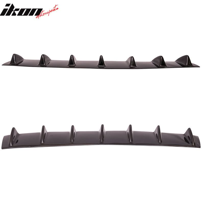 Infiniti G35 M25 M37 Sedan 7Fins Gloss Black Rear Bumper Diffuser ABS