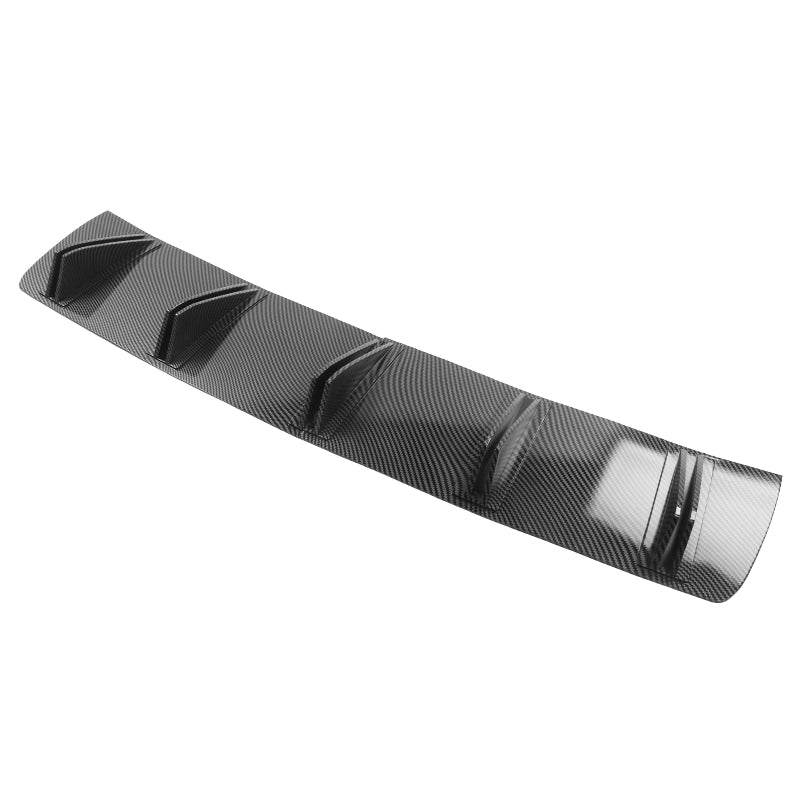 Universal Rear Bumper Diffuser Shark Fin 2PCS Design 33 PP