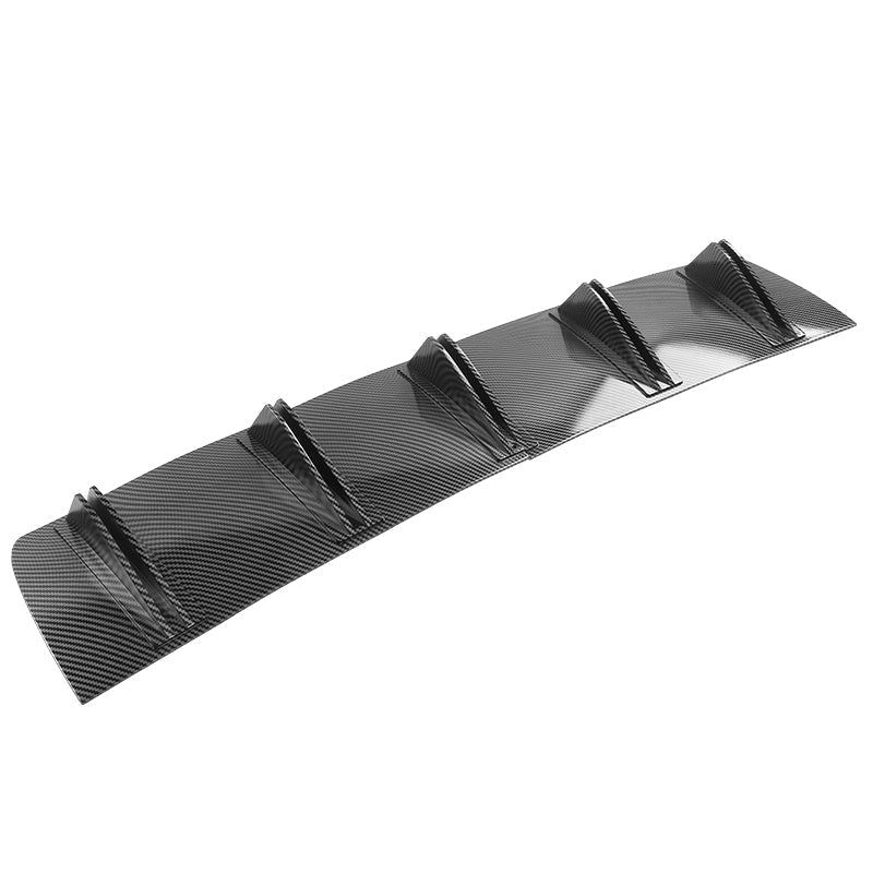 Universal Rear Bumper Diffuser Shark Fin 2PCS Design 33 PP