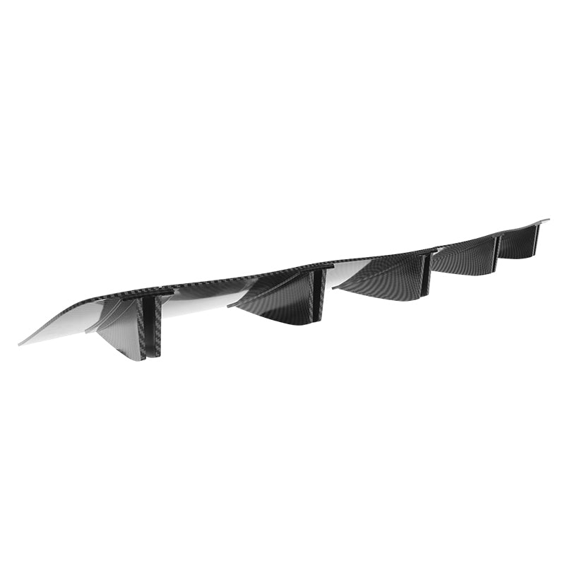 Universal Rear Bumper Diffuser Shark Fin 2PCS Design 33 PP
