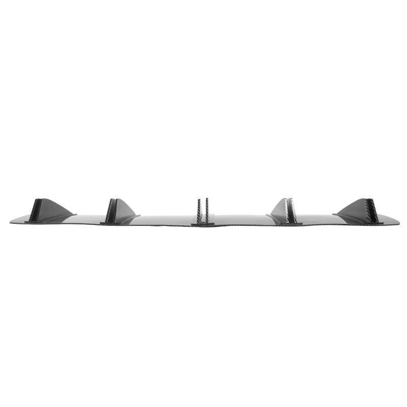 Universal Rear Bumper Diffuser Shark Fin 2PCS Design 33 PP