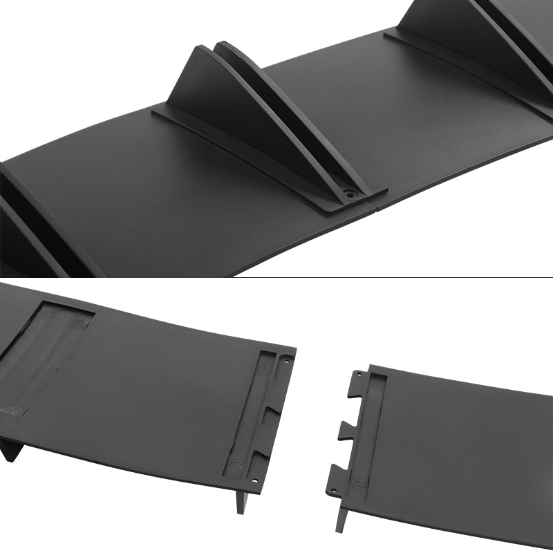 Universal Rear Bumper Diffuser Shark Fin 2PCS Design 33 PP