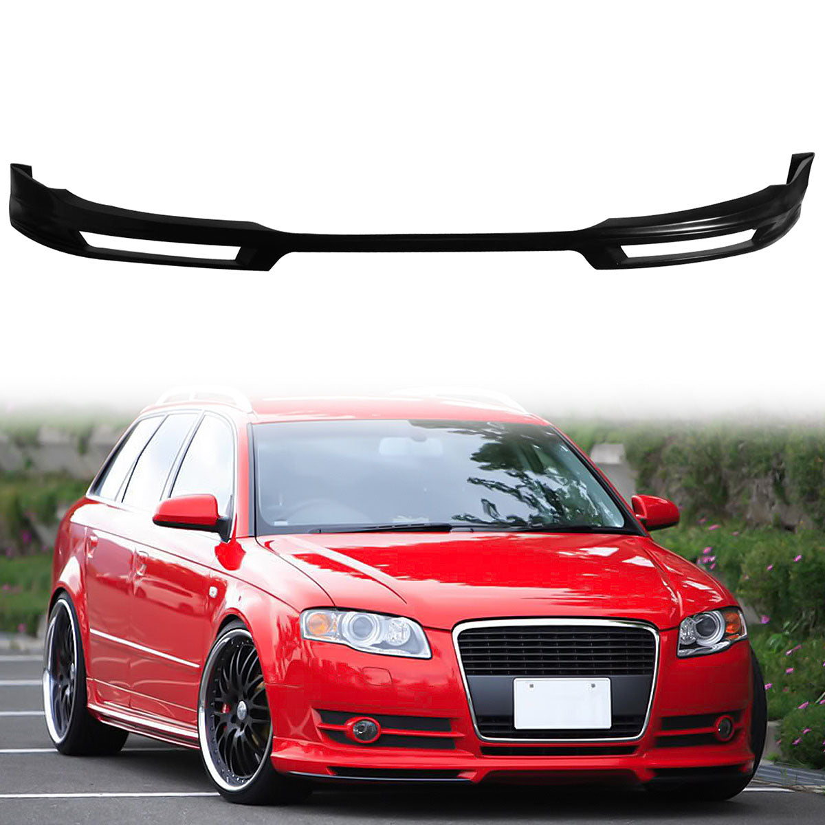 2006-2008 Audi A4 B7(Except S-Line model) Type A Front Bumper Lip PU