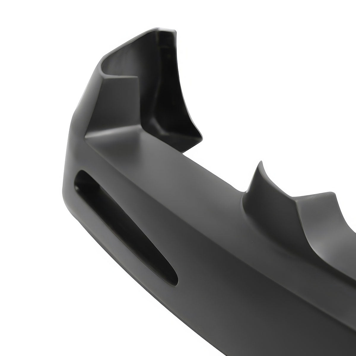 2004-2005 Acura TSX 4DR JDM Style Unpainted Black Front Bumper Lip PU