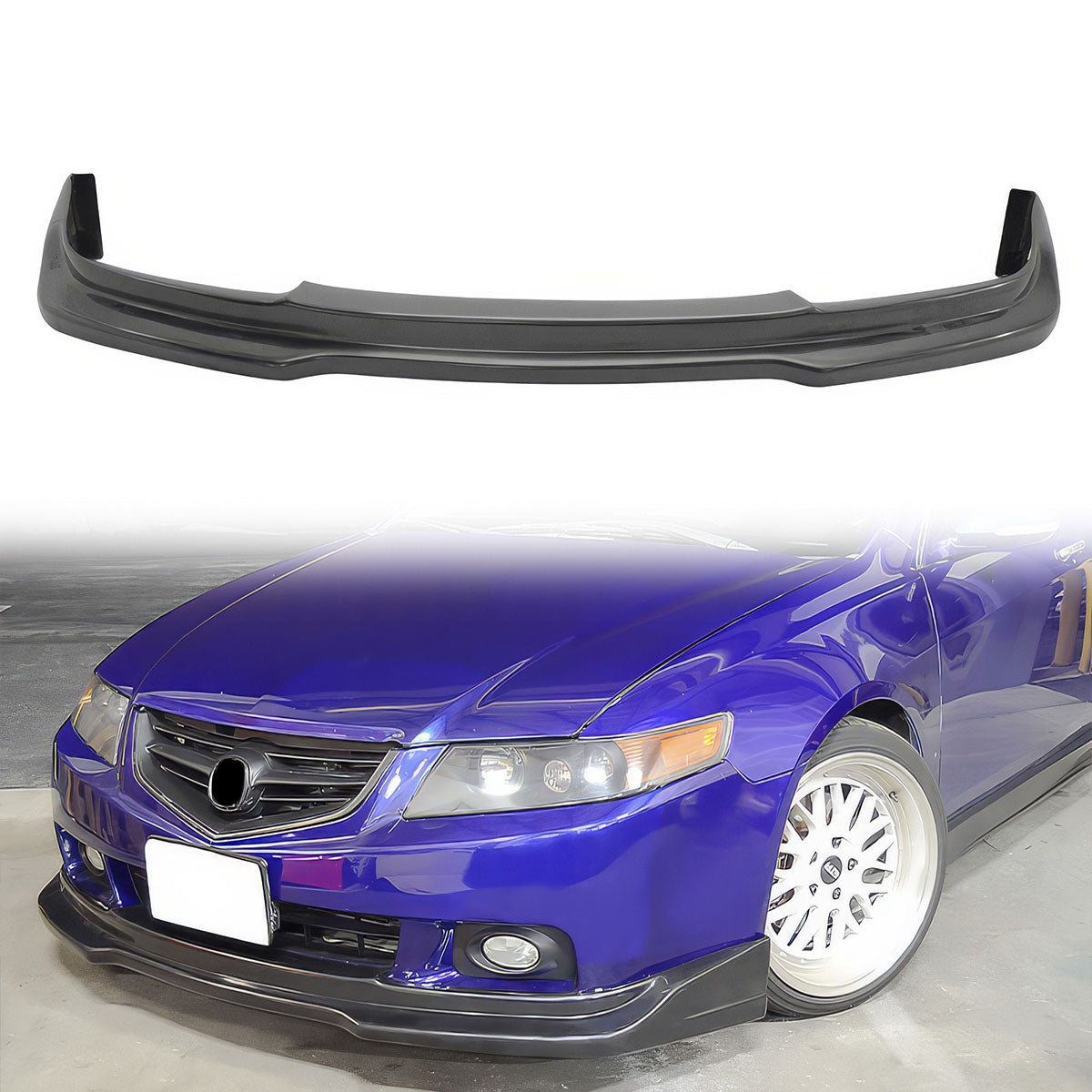 2004-2005 Acura TSX P1 Style Unpainted Front Lip Splitter PU