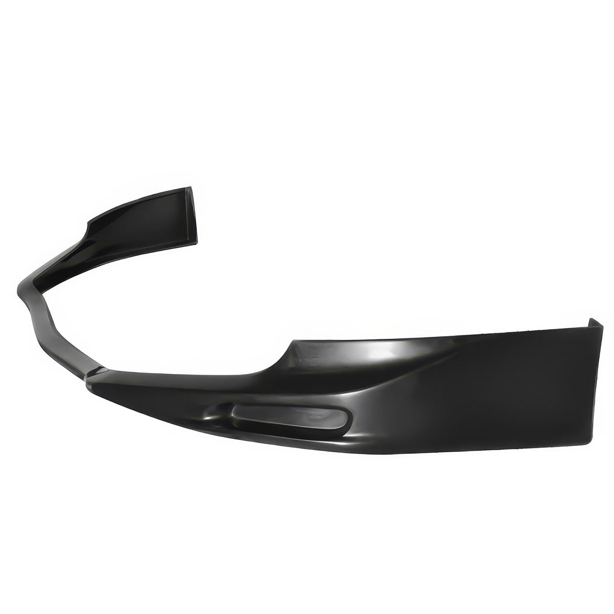 2009-2010 Acura TSX CU1 JDM Style Unpainted Black Front Bumper Lip PU