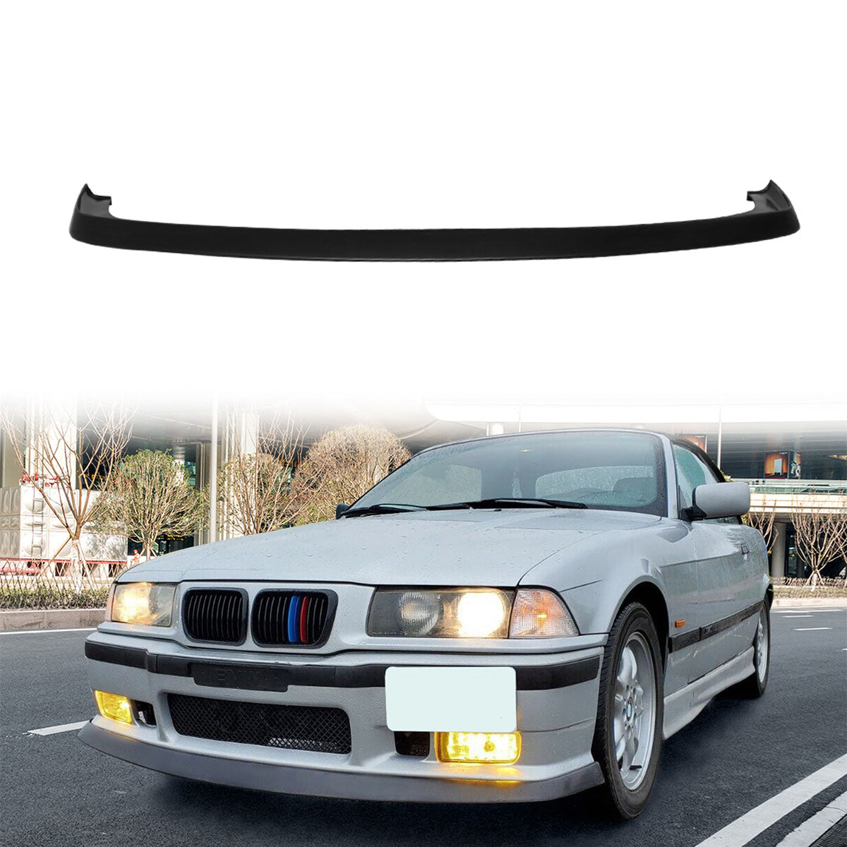 1992-1998 BMW E36 M3 Only 2Dr 4Dr AC Front Lip Spoiler Splitter - PU