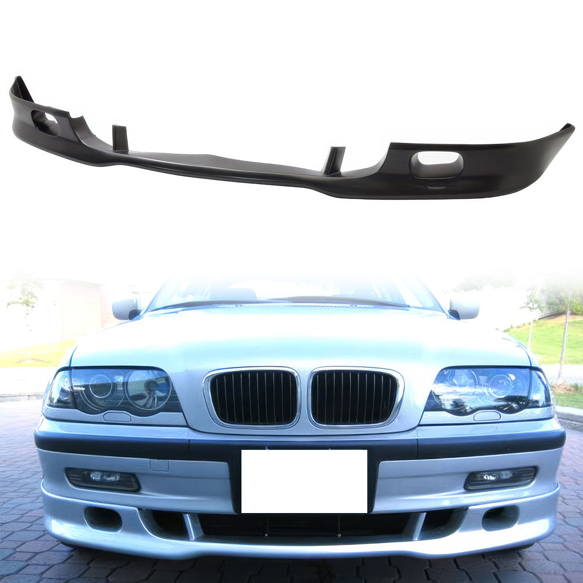 1999-2001 BMW 3 Series Sedan E46 325i 328i EURO Front Bumper Lip PU
