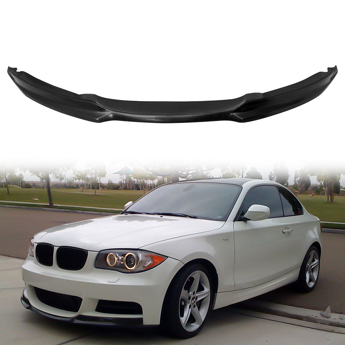 2007-2013 BMW 1 Series E82 MSport MT Front Bumper Lip Spoiler PU
