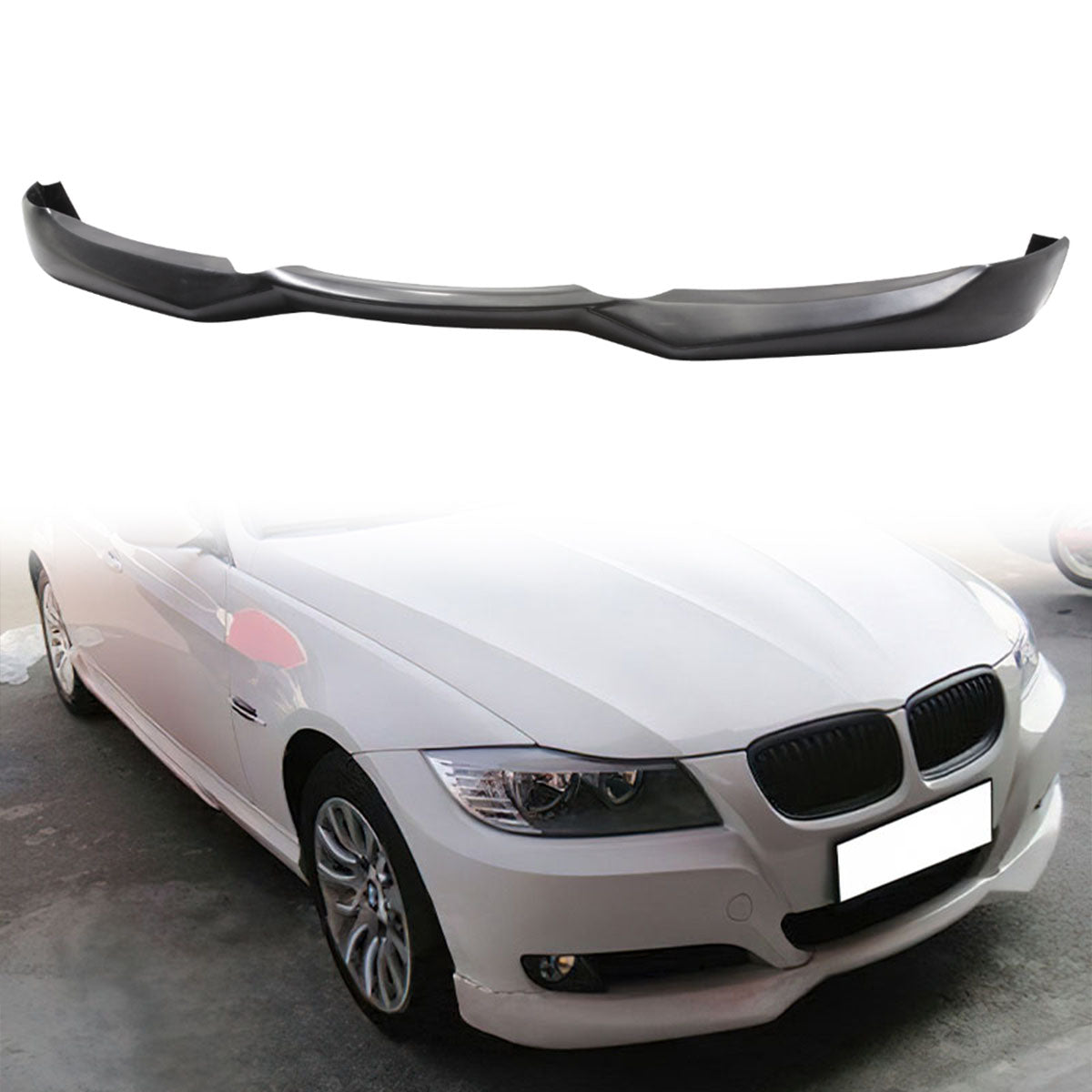 2009-2012 BMW E90 E91 3 Series LCI Facelift ACS Front Bumper Lip PU