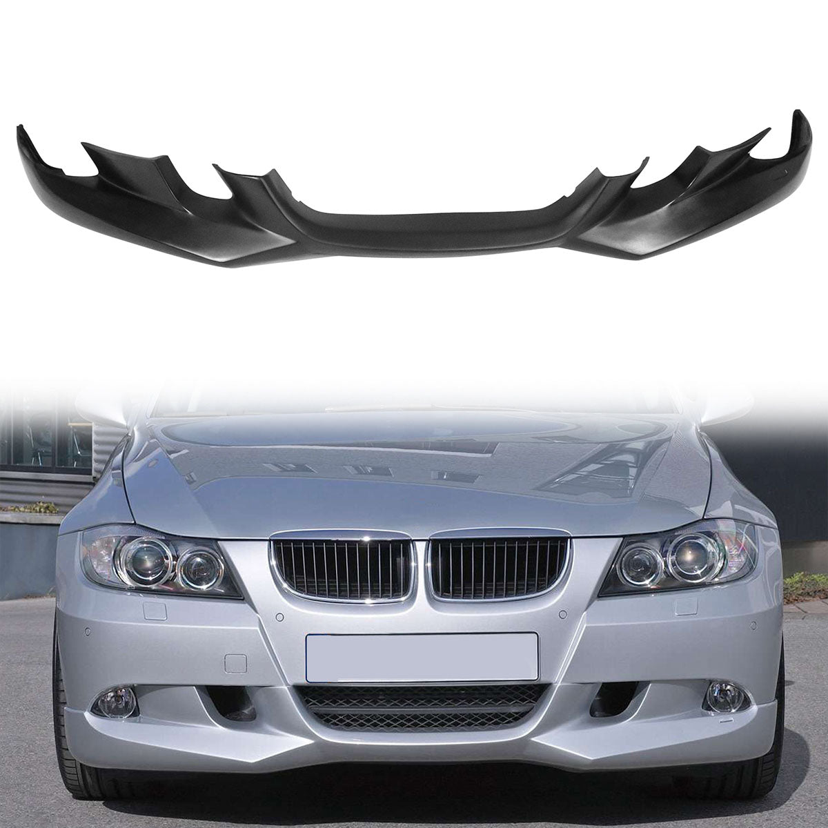 2005-2008 BMW E90 3-Series A Style Front Bumper Lip Chin Spoiler