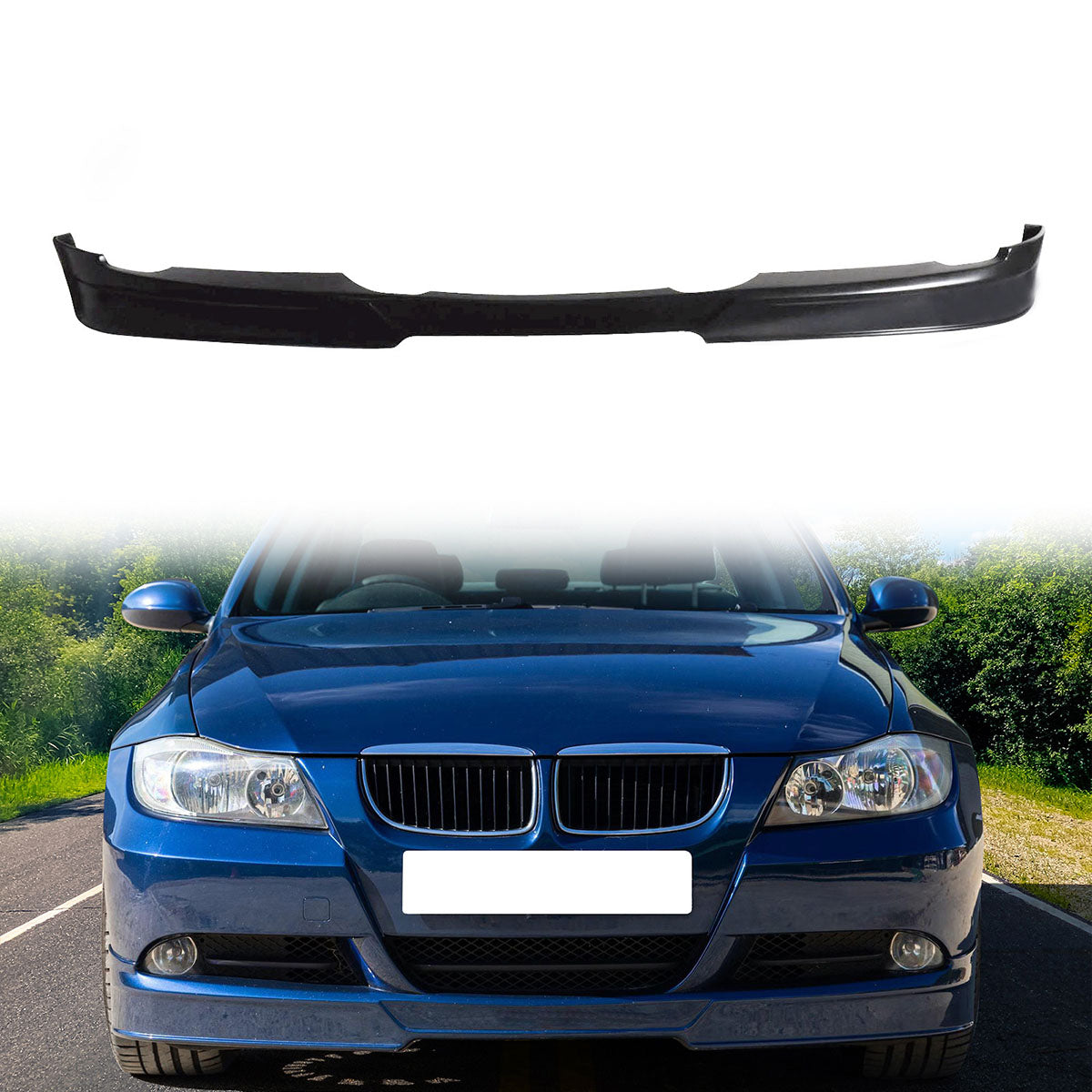 2005-2008 BMW E90 3-Series AP Style Front Bumper Lip Chin Spoiler