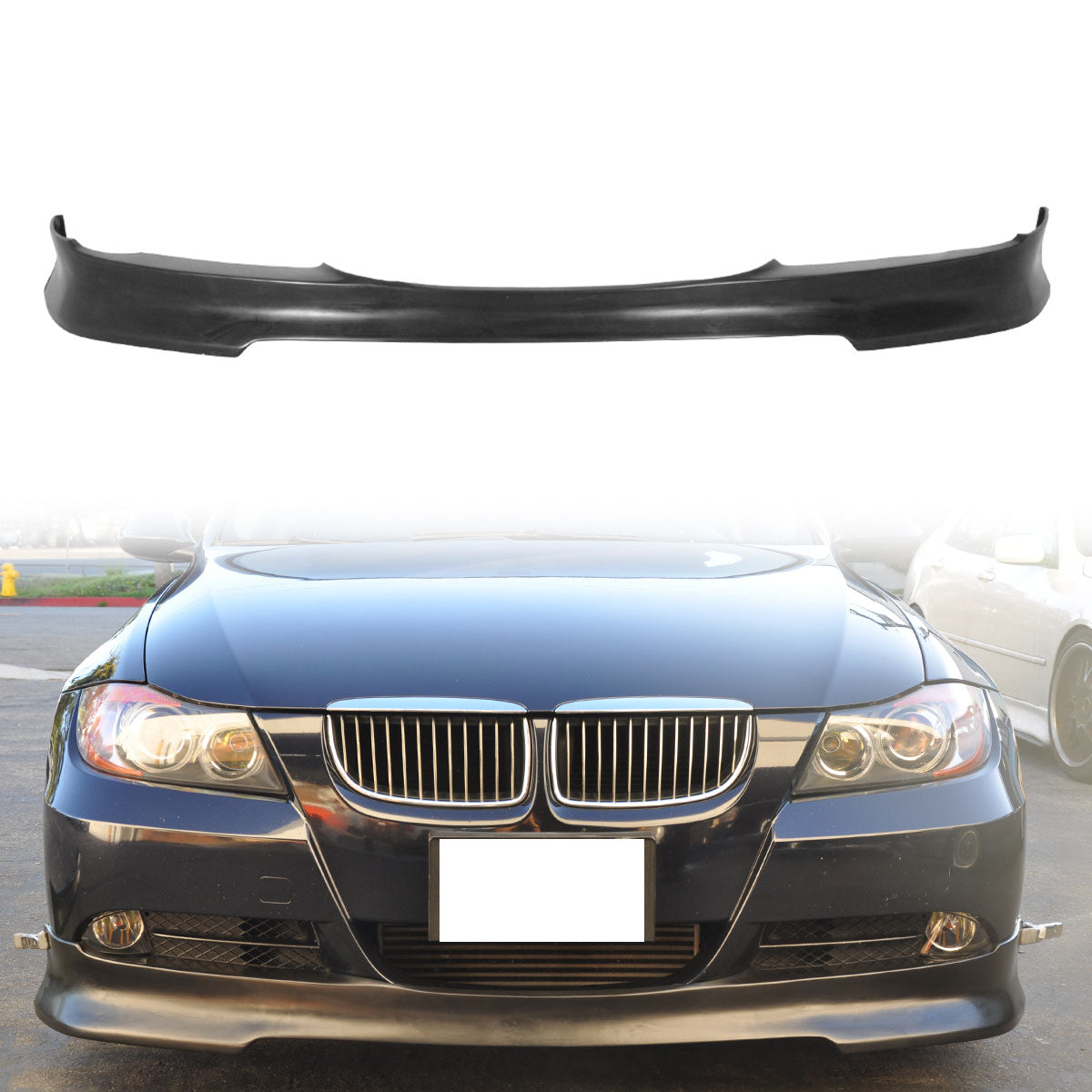2005-2008 BMW E90 3-Series 4Dr C Style Front Bumper Lip Spoiler Sedan