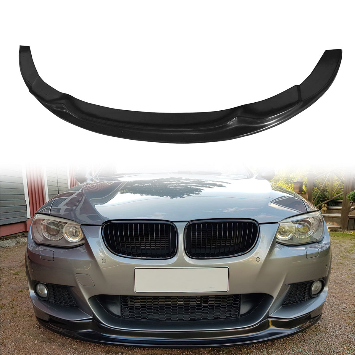 2010-2013 BMW E92 E93 3 Series 2Dr Coupe AK Style Front Bumper Lip PU