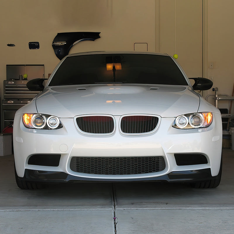 2008-2013 BMW E92 E90 E93 M3 Series 4Dr 2Dr V Style Front Bumper Lip